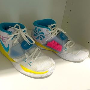 nike kyrie 6 neon graffiti